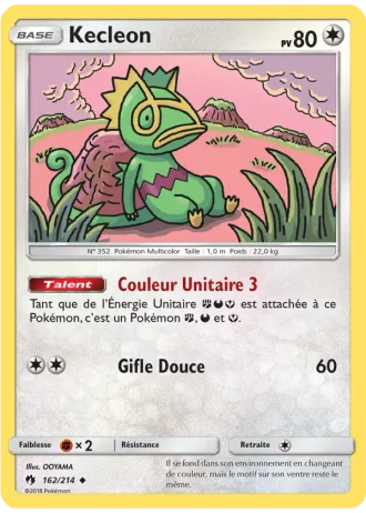 Kecleon #162/214 — Tonnerre Perdu