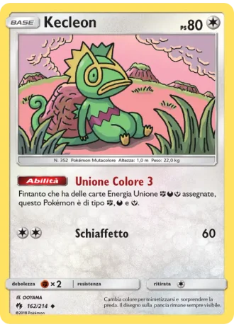 Kecleon #162/214 — Tuoni Perduti