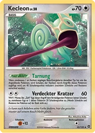 Kecleon #52/132 — Rätselhafte Wunder