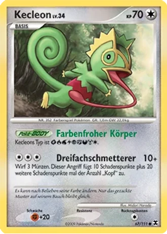 Kecleon #67/111 — Aufstieg der Rivalen