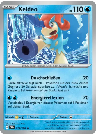 Keldeo #019/86 — Wachsendes Chaos