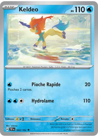 Keldeo #044/162 — Forces Temporelles