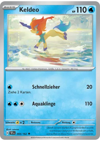 Keldeo #044/162 — Gewalten der Zeit