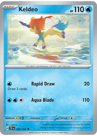 Keldeo #044/162 — Temporal Forces