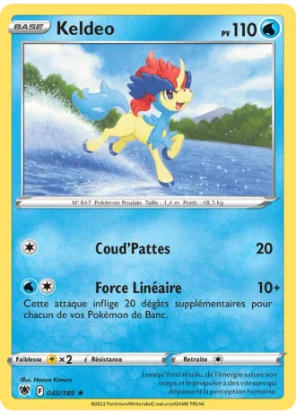 Keldeo #045 — Astres Radieux