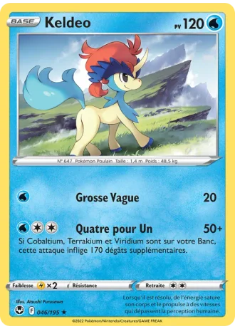 Keldeo #046 — Tempête Argentée