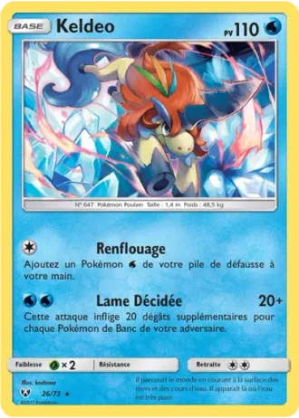 Keldeo #26 — Légendes Brillantes