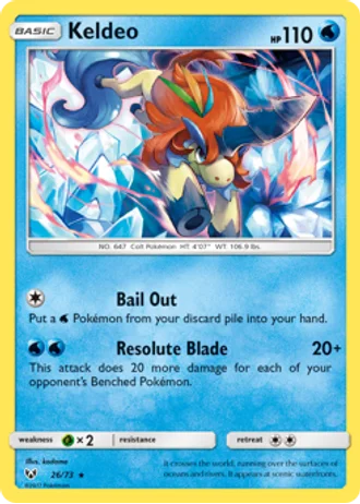 Keldeo #26 — Shining Legends