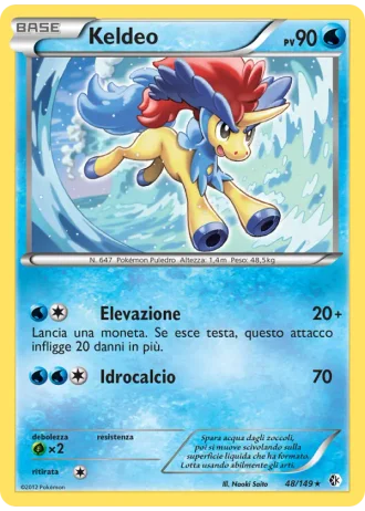 Keldeo #48/149 — Confini Varcati