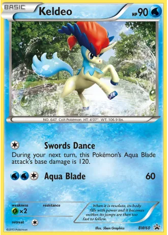Keldeo BW60 — Black & White Promos