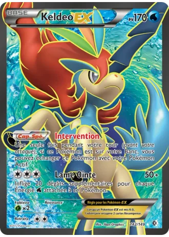 Keldeo EX #142 — Frontières Franchies