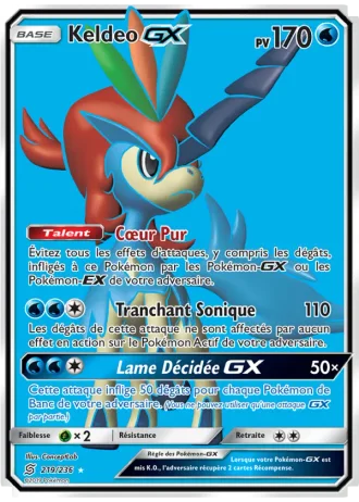 Keldeo GX #219 — Harmonie des Esprits