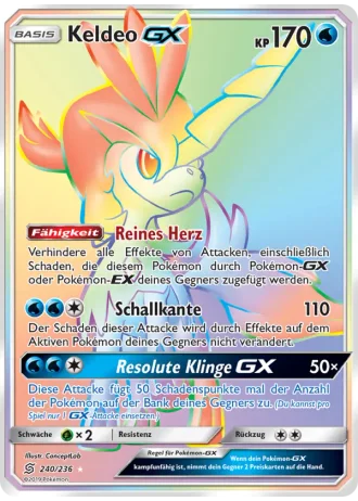 Keldeo GX #240 — Bund der Gleichgesinnten