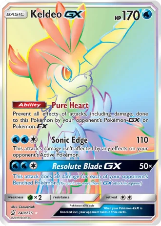 Keldeo GX #240/236 — Unified Minds