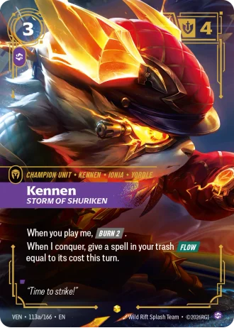 Kennen, Storm of Shuriken #113a/166 — Vendetta