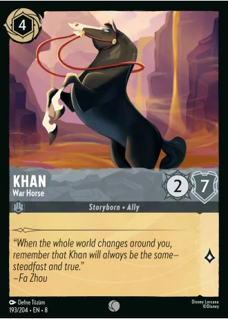 Khan - War Horse #193/204 — Reign of Jafar