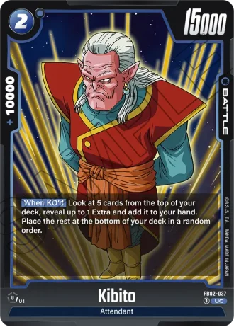 Kibito FB02-037 — Blazing Aura (FB02)