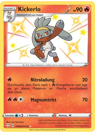 Kickerlo SV016/122 — Schillernde Schatzkammer (Glänzendes Schicksal)