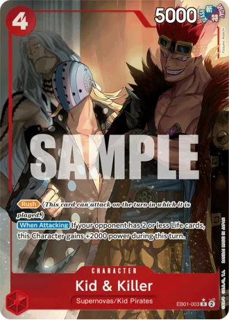 Kid & Killer (EB01-003) (Alternative Art) — Memorial Collection (EB01)