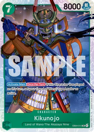 Kikunojo (EB04-012) — The Azure Sea's Seven (OP14-EB04)
