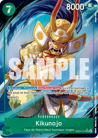 Kikunojo (EB04-012) (Alternative Art) — Les Sept de la Mer d'Azur (OP14-EB04)
