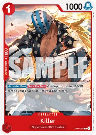 Killer (OP14-005) — The Azure Sea's Seven (OP14-EB04)