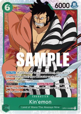 Kin'emon (OP01-040) — Romance Dawn (OP01)