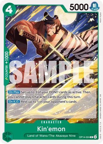 Kin'emon (OP14-024) — The Azure Sea's Seven (OP14-EB04)