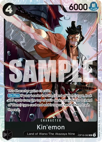 Kin'emon (OP16-082) — The Time of Battle (OP16)