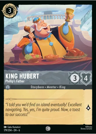 King Hubert - Phillip's Father #179/204 — Azurite Sea