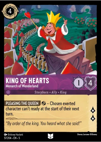 King of Hearts - Monarch of Wonderland #57/204 — Shimmering Skies