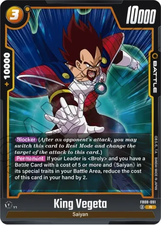 King Vegeta FB08-091 — Saiyan's Pride (FB08)