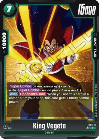 King Vegeta FS03-012 — Broly (FS03)