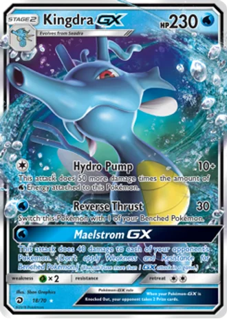 Kingdra GX #18 — Dragon Majesty