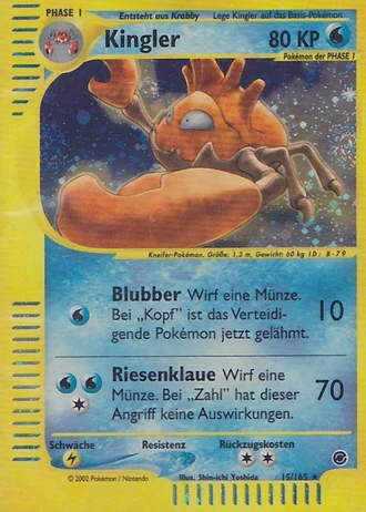Kingler #15/165 — Expedition