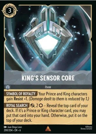 King's Sensor Core #200/204 — Azurite Sea