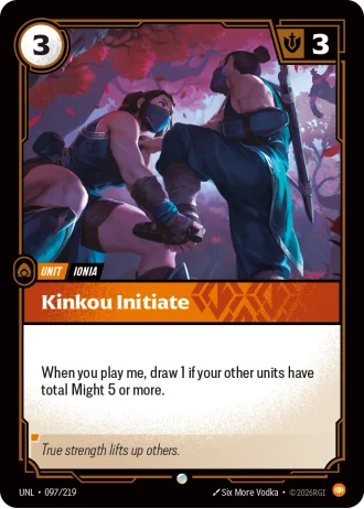 Kinkou Initiate #097/219 — Unleashed