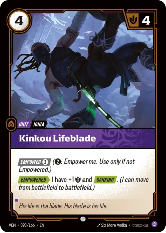 Kinkou Lifeblade #093/166 — Vendetta