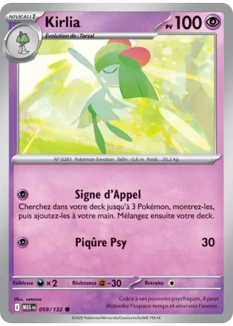 Kirlia #059/132 — Méga-Évolution