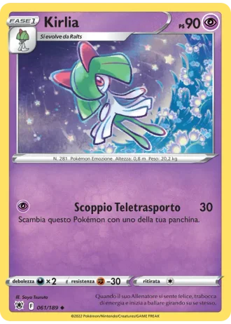 Kirlia #061/189 — Lucentezza Siderale