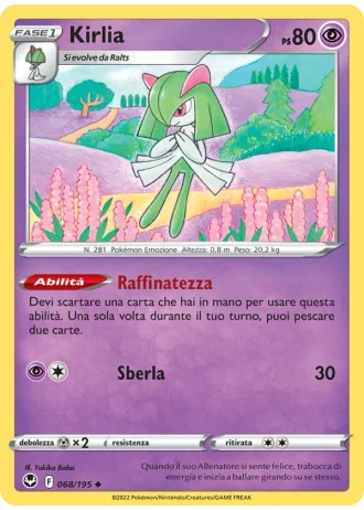Kirlia #068 — Tempesta Argentata