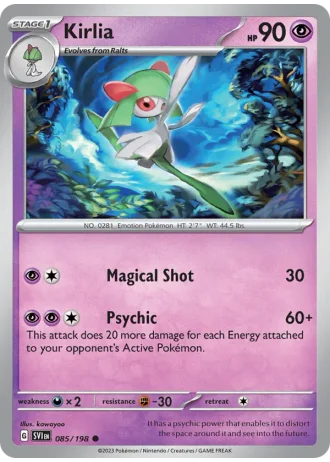 Kirlia #085 — Scarlet & Violet