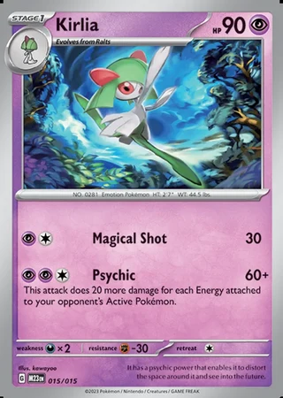 Kirlia #15 — McDonald's Collection 2023