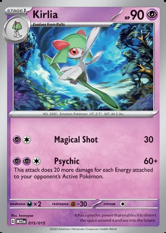 Kirlia #15 — McDonald's Collection 2023