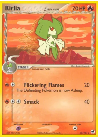 Kirlia #33/101 — Dragon Frontiers