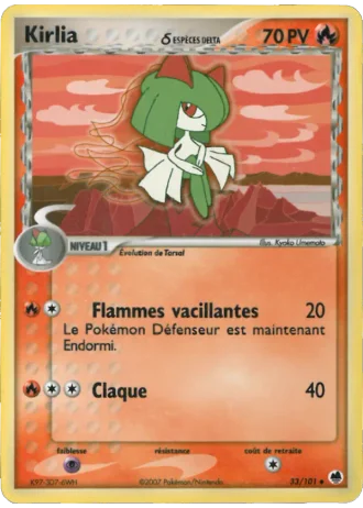 Kirlia #33/101 — EX Île des Dragons