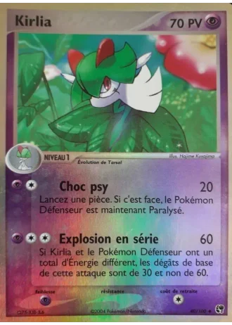Kirlia #40/100 — EX Tempête de sable