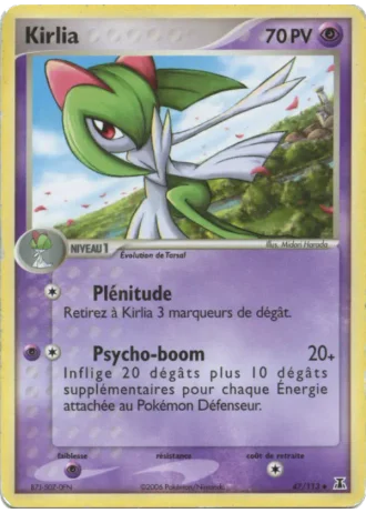 Kirlia #47/113 — EX Espèces Delta