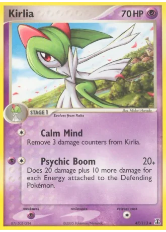 Kirlia #47/113 — EX Specie Delta