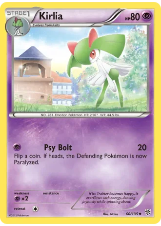 Kirlia #60/135 — Plasma Storm
